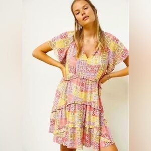 Anthropologie Robyn Tiered Dress